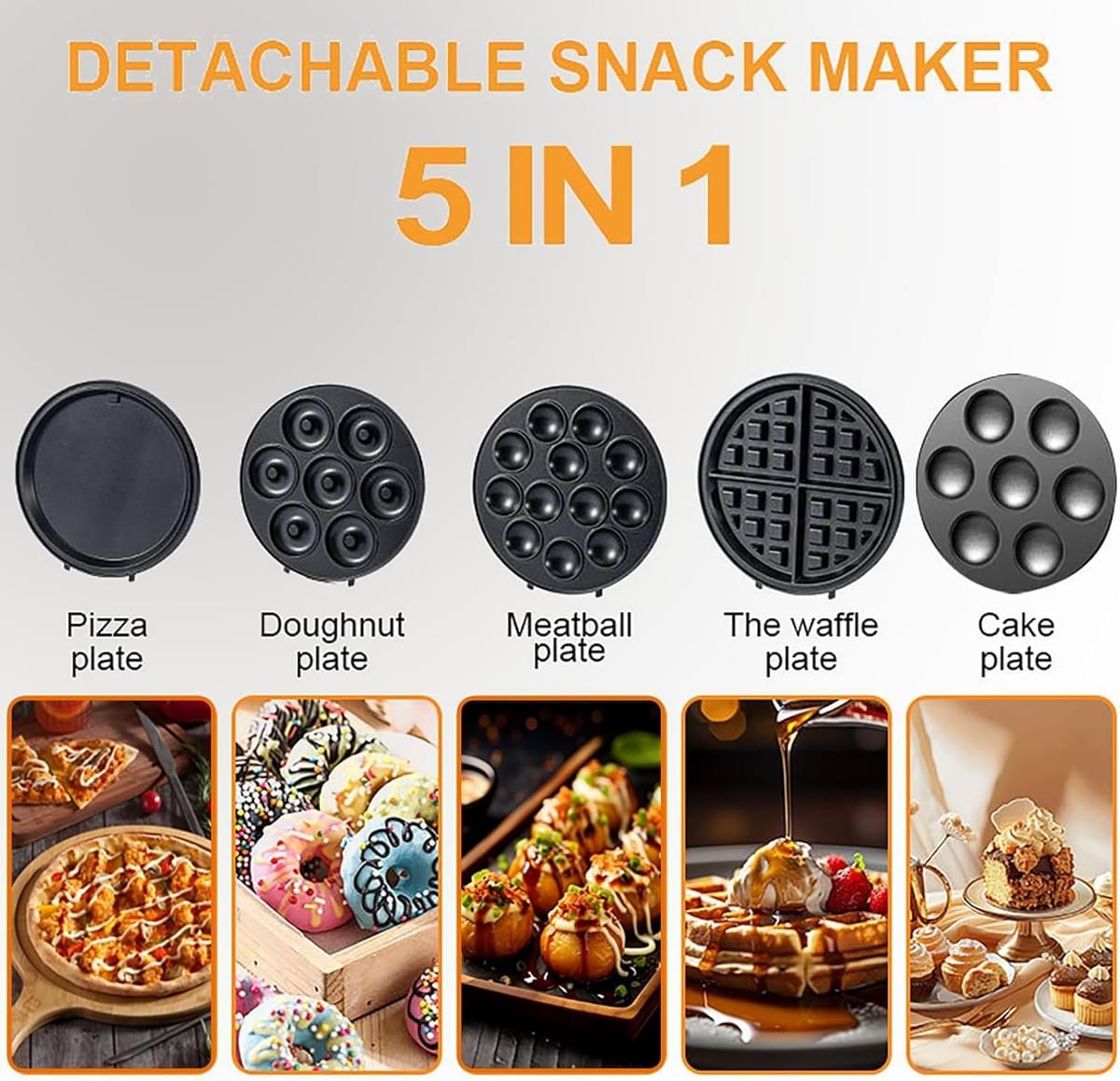 Maquina de Pancake 5 IN 1 SK-08093