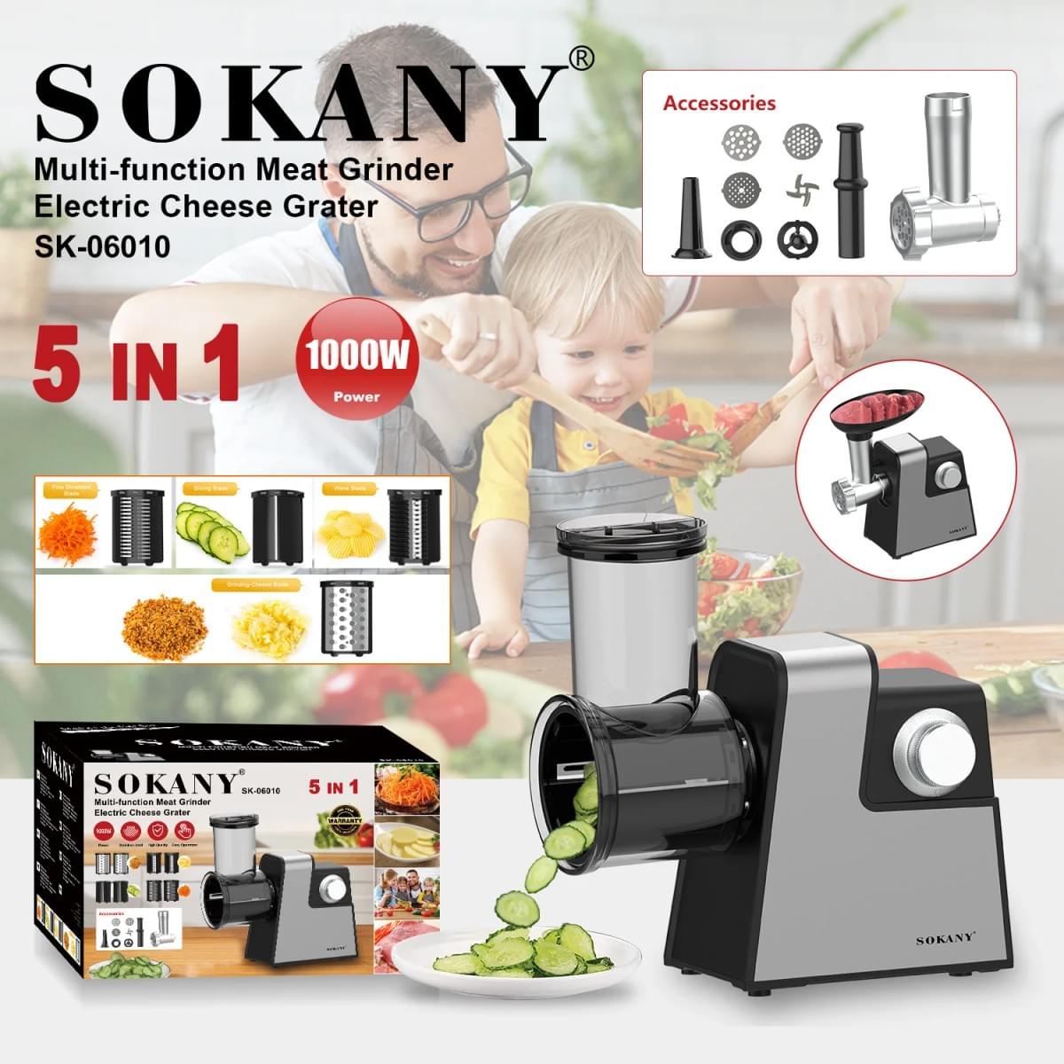 Procesador de alimentos multifuncional 5 en 1  SK-06010