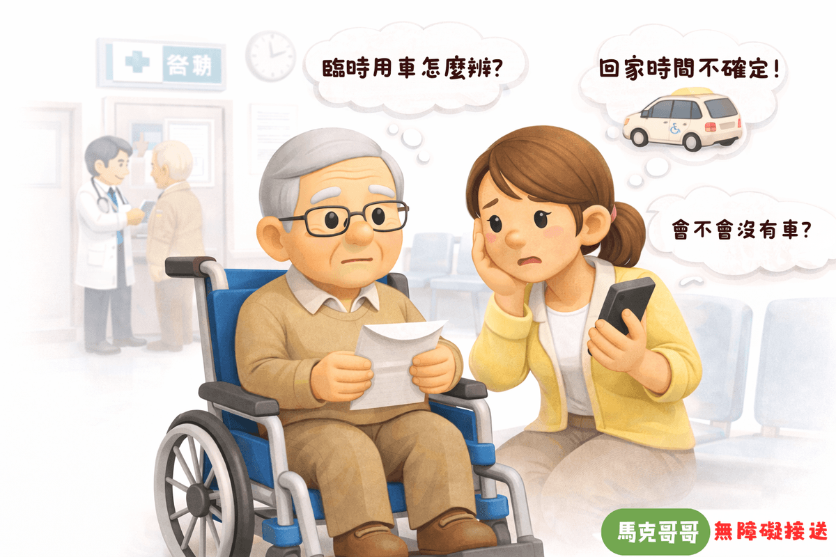 如果知道用車日期及時間，請於用車前1～2天預約。看診後若需要預約回程接送，請於進診間前或提前40分鐘用電話或是LINE通知。無障礙接送車輛協助輪椅使用者安全上下車｜台北新北 Taxi5510」