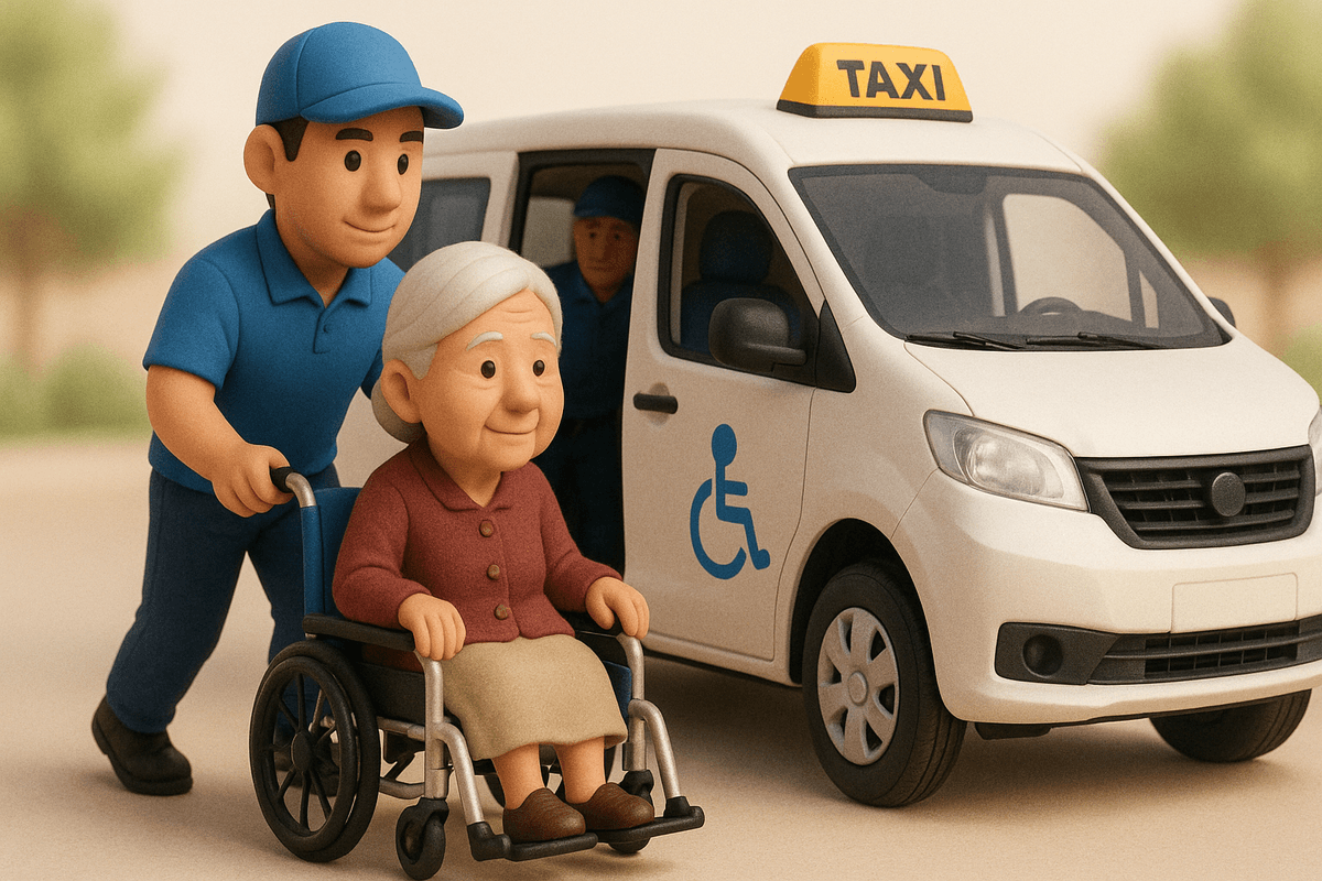 輪椅接送服務可臨時用車,就醫回診/探親訪友/洗腎復健/朋友聚餐,都可以搭乘,免預約最方便