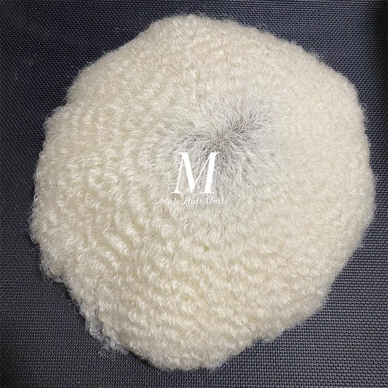 Platinum blonde wave hair unit