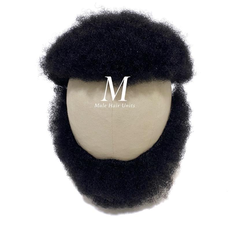 Lace beard unit for men