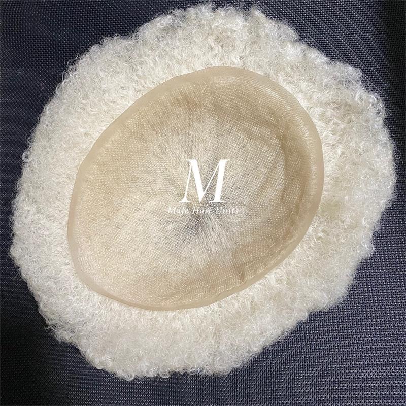 Platinum blonde wave hair unit