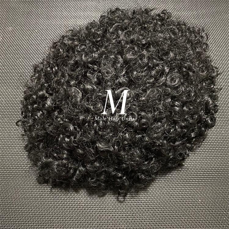 PU high top curls jet black