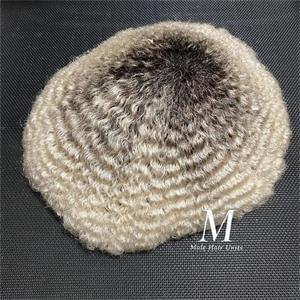 Lace blonde wave hair unit