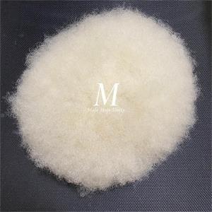 Platinum Blonde Lace Afro Unit is Available to Color