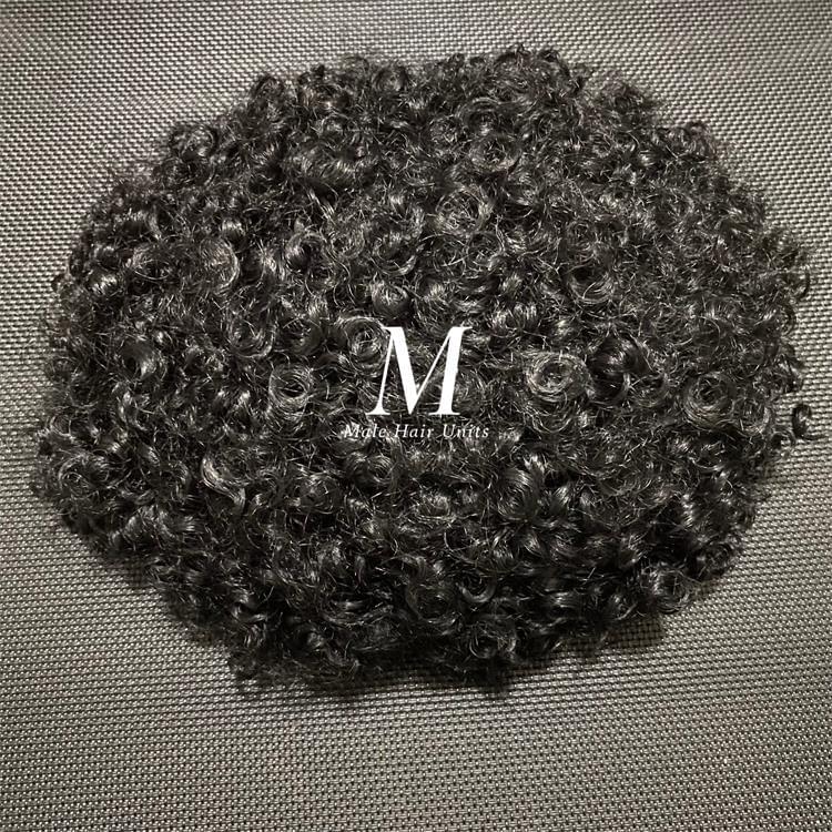 PU high top curls jet black