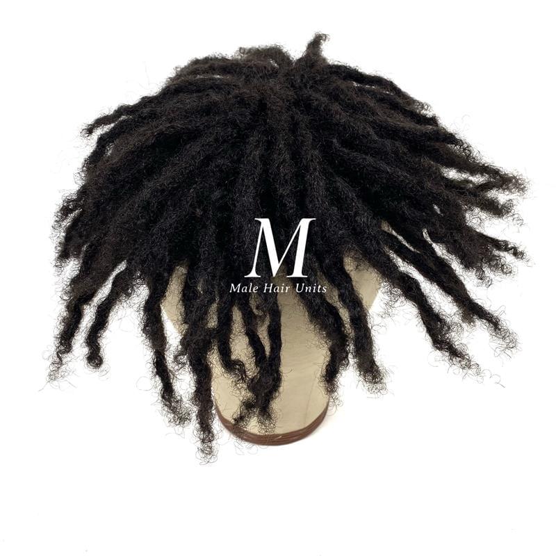 PU man weave dread unit black