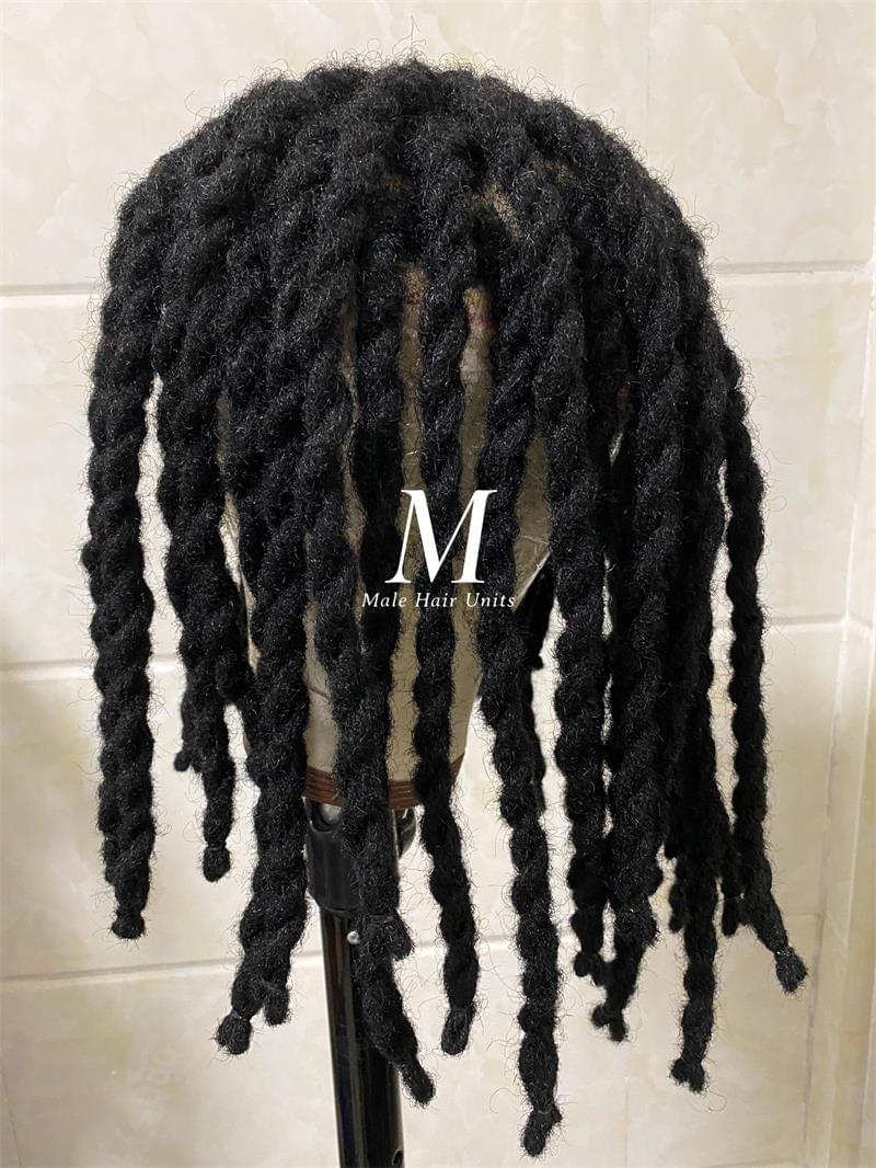 Lace man weave dreads black 1b