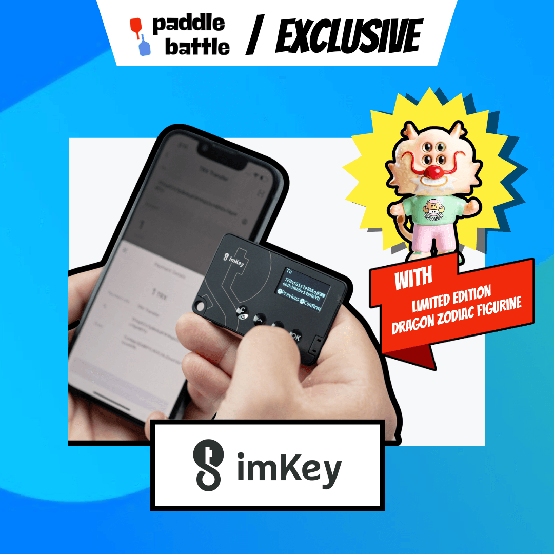 imKey Pro Hardware Wallet + Dragon Zodiac Figurine