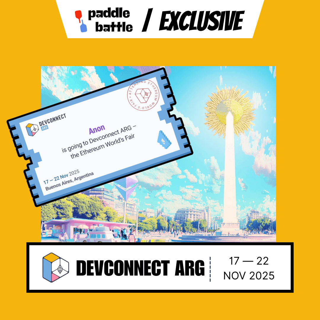 Devconnect Tickets up for Grabs.