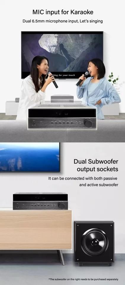 SuperAV-6188HD 藍牙 FM收音 卡拉OK USB播放擴音機