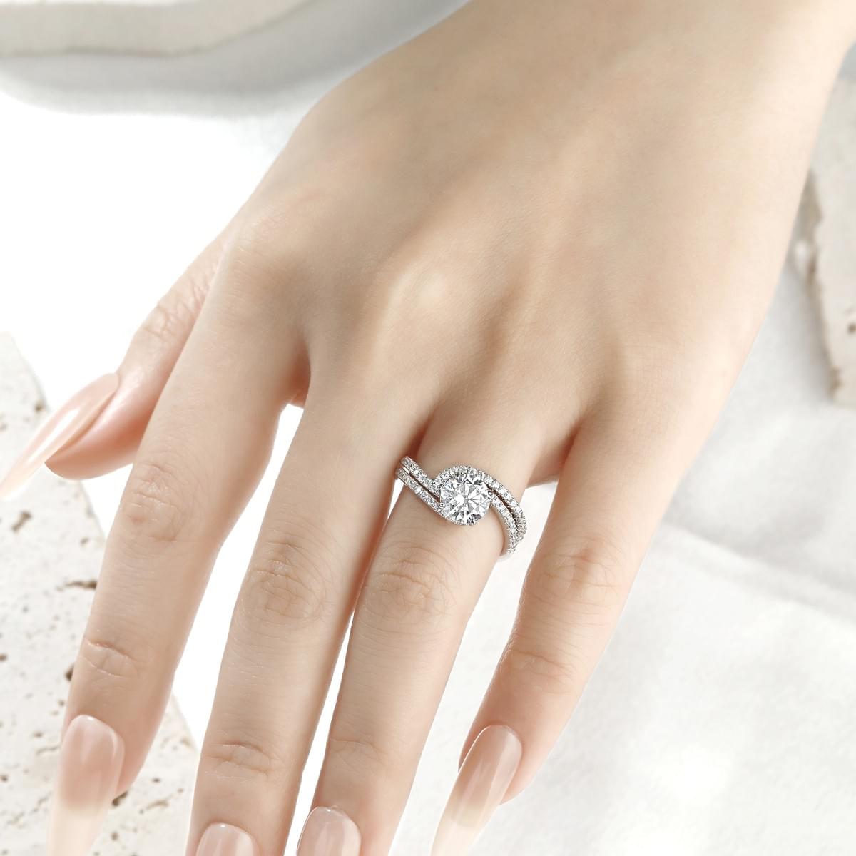 B2B Best Seller 7x7mm CZ Eternity 925 Sterling Silver Band Set Stackable Channel Set Ring Collection