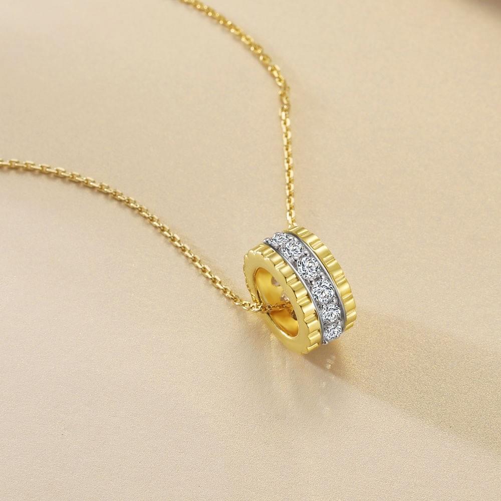 Wholesale 4-Piece 14K Gold Plated S925 Silver 5A Cubic Zirconia Full Pavé Jewelry Set