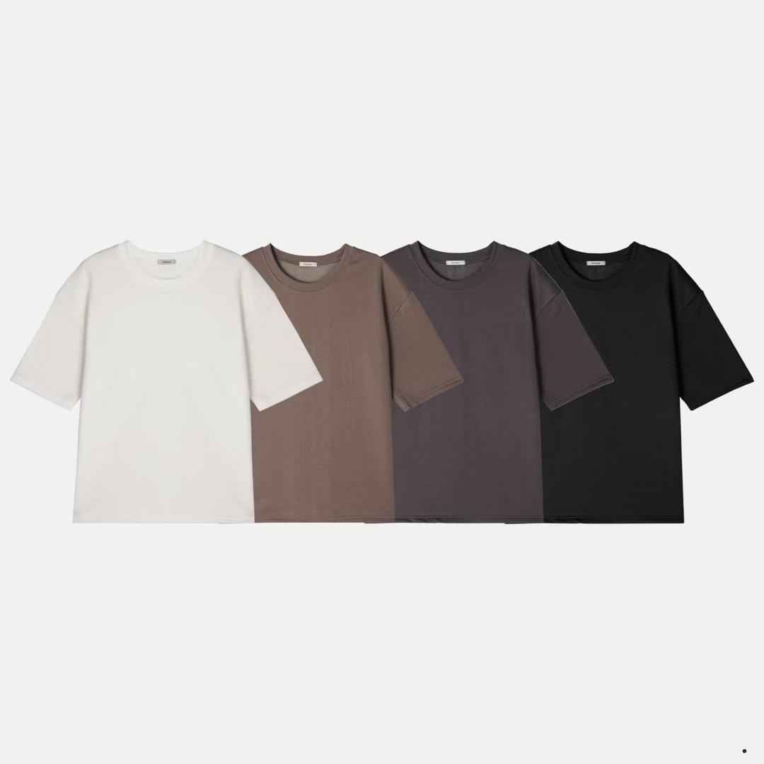90% cotton 4色男士T-shirt 