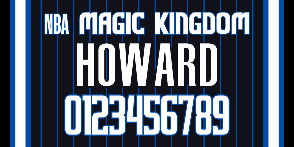 NBA Magic Kingdom - NBA Font Main