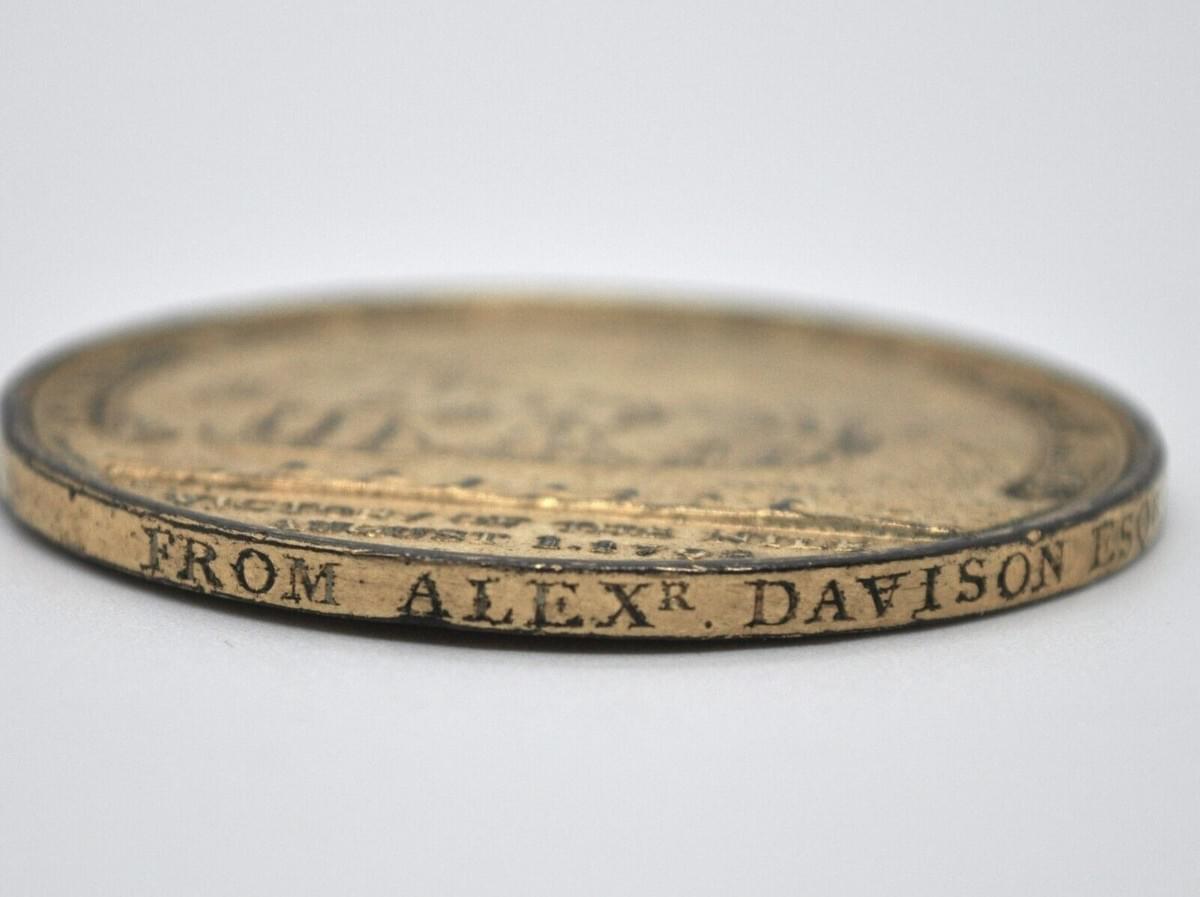 1798 Great Britain - Davison's Nile Medal - Gilt Bronze