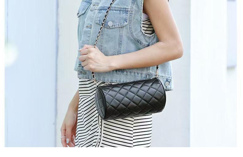 Custom bucket bag Light luxury bag shoulder chain crossbody bag for women