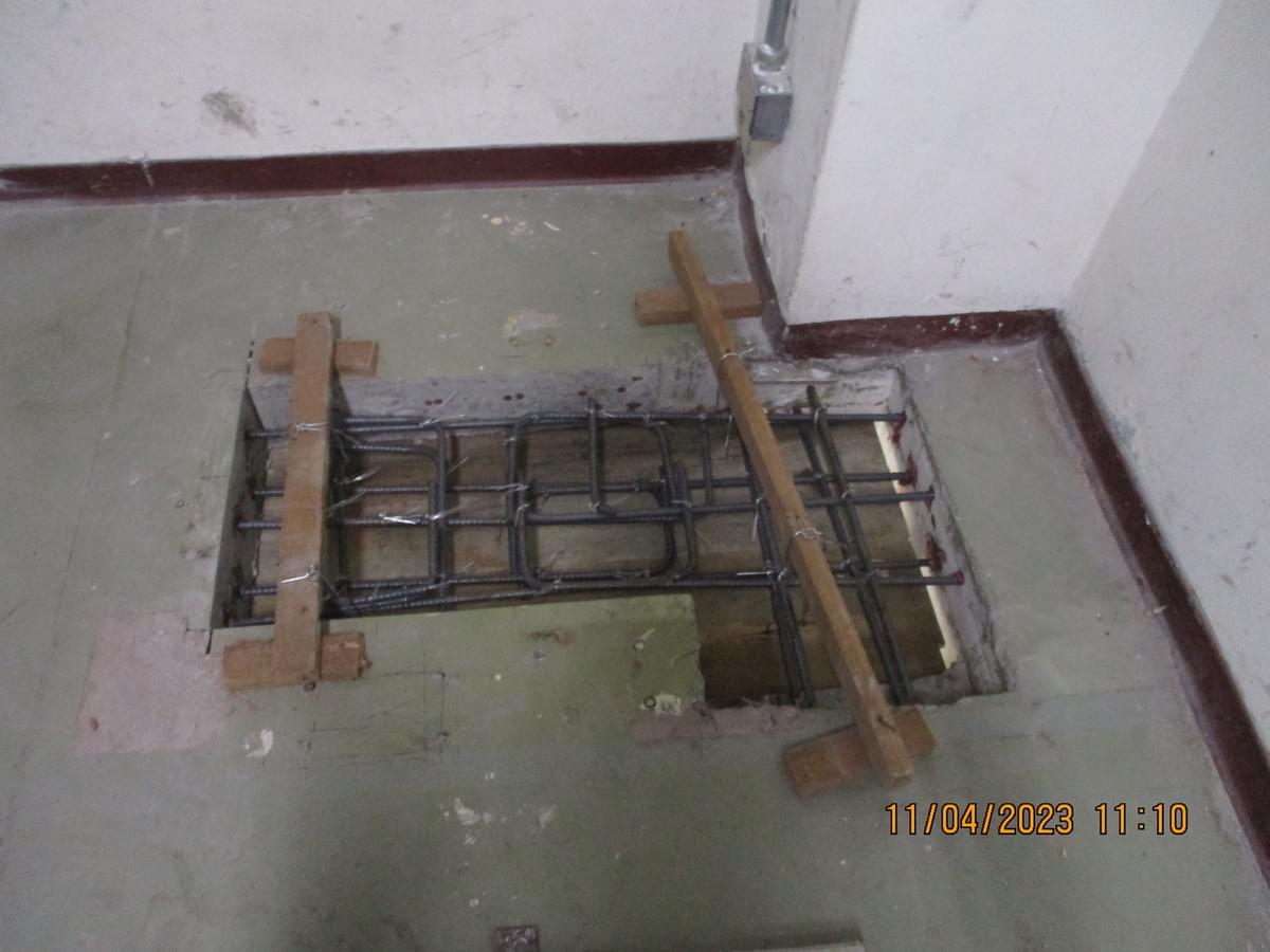 環境復原孔洞植筋板模灌RC