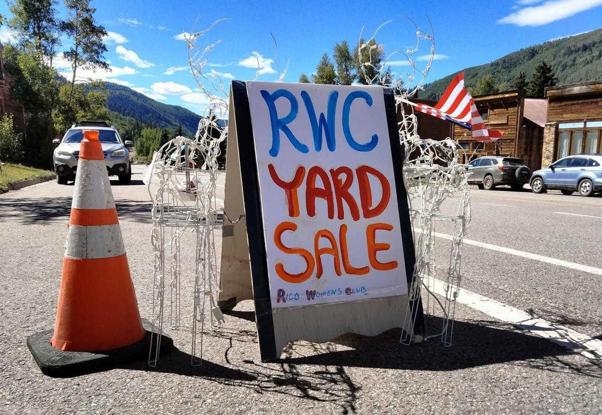 Rico Women's Club Yard Sale at Rico CO - Sept 6, 2026