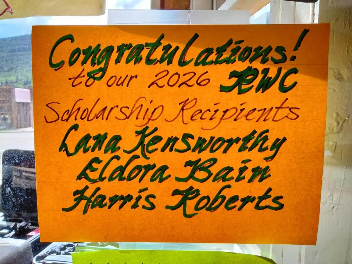 Scholarship winners list, Rico Women's Club Yard Sale at Rico CO - Sept 6, 2026
