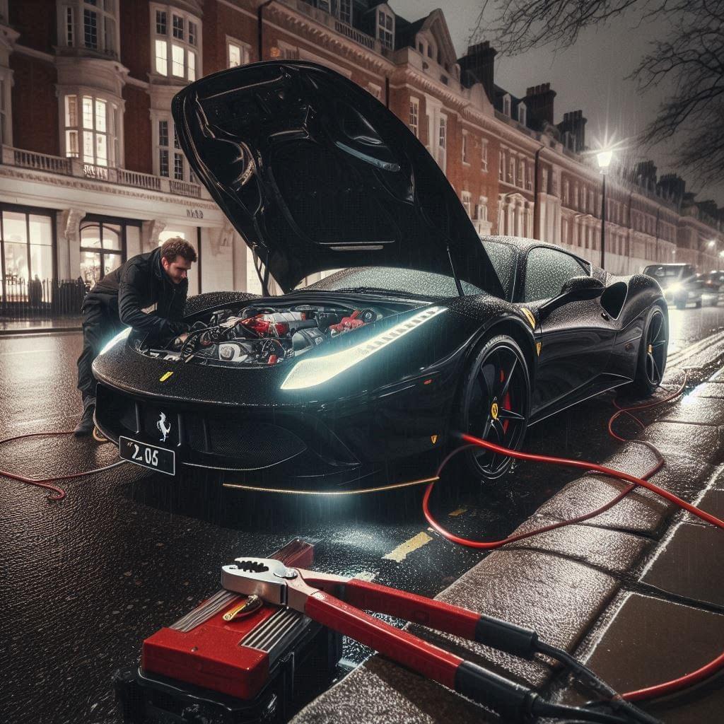 Dead battery jumpstart needed