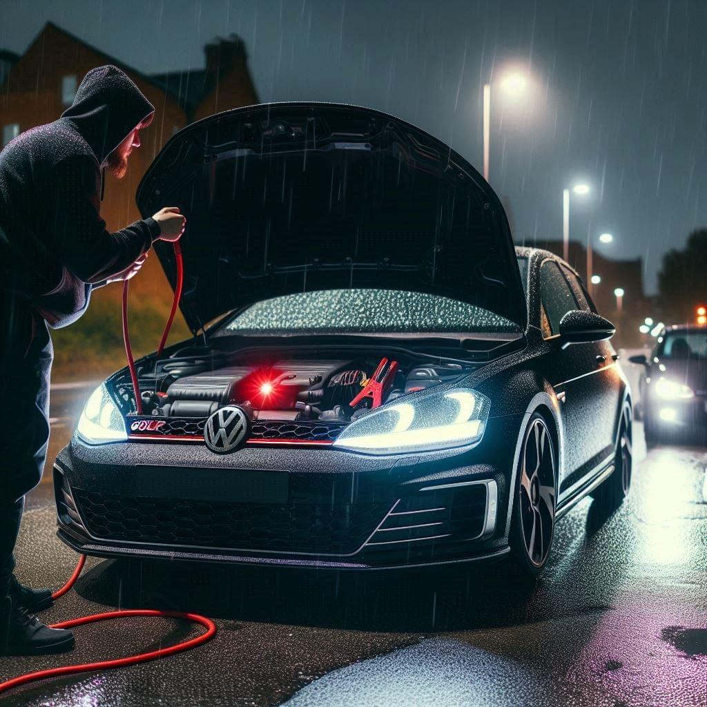 Dead battery jumpstart needed