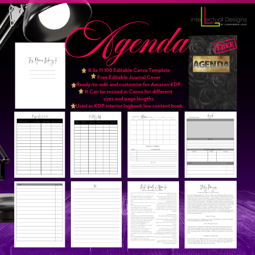 Create Your Own Journey Customizable Canva Journal Templates