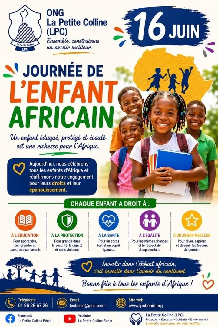 Join us to actively participate in the fight against poverty and the protection of our environment. Promote peace and solidarity in Benin Establishing and maintaining peace, fighting against poverty and other situations of vulnerability, and protecting the environment are principles that are stated in the fundamental law of most countries in the world. But such a mission cannot be solely the responsibility of the State, because even though it exercises its prerogatives, it also strives, through various legal provisions, to create the conditions to allow various organizations or structures to invest in the same direction. LPC-BENIN unites its members driven by the same ideal, to create bonds of understanding and solidarity among them to participate in education, good governance, and contribute to environmental protection.