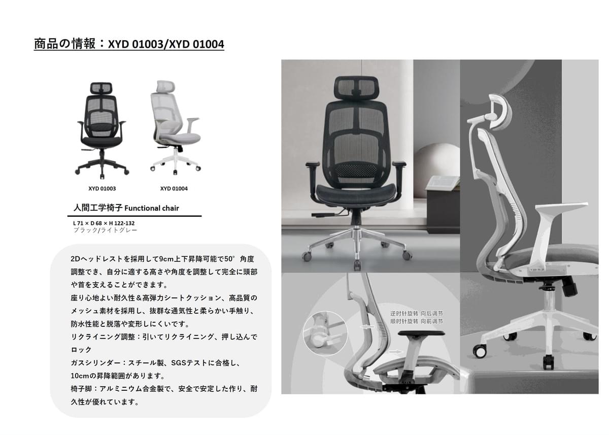 人間工学椅子 Functional chair