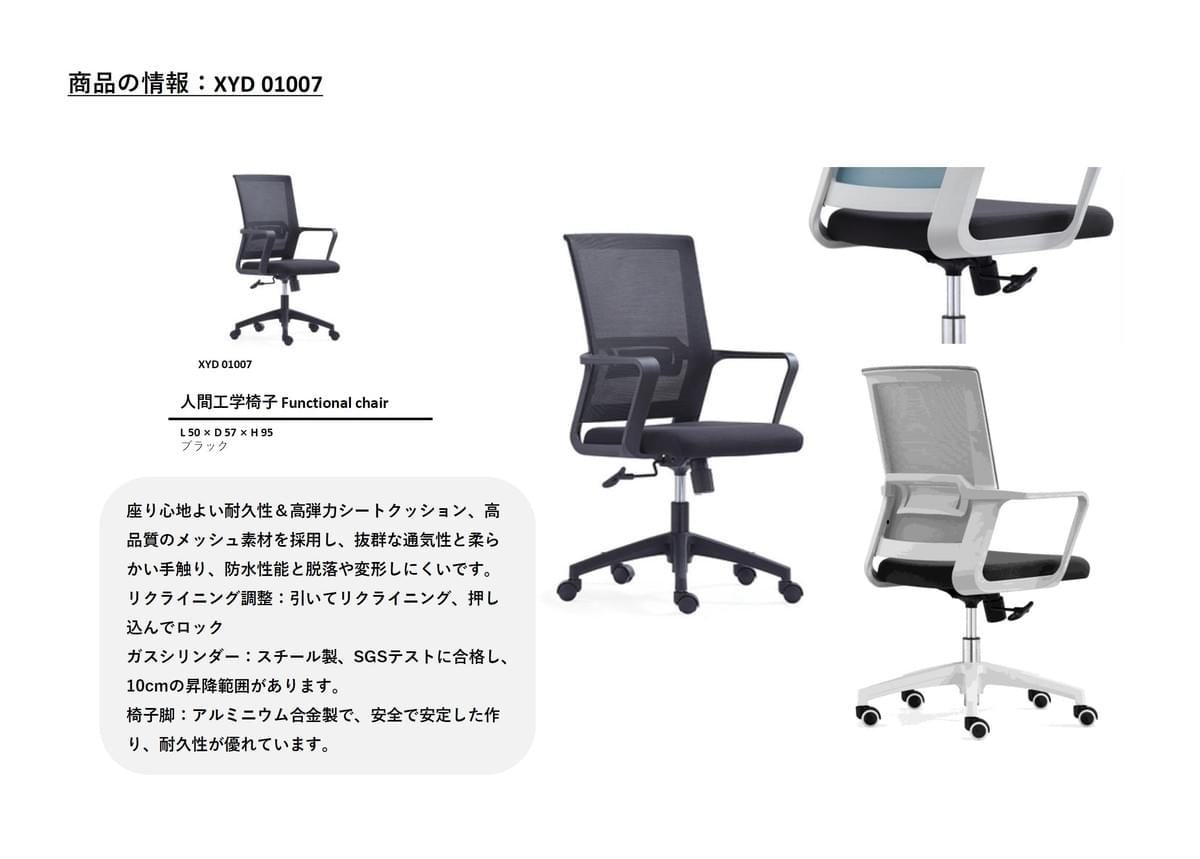 人間工学椅子 Functional chair