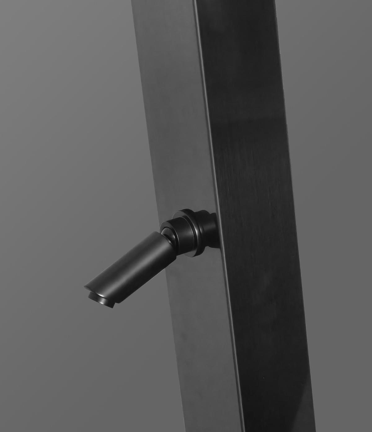 NOOSA BLACK -  NEW 316 MARINE GRADE Hot&Cold Outdoor Shower