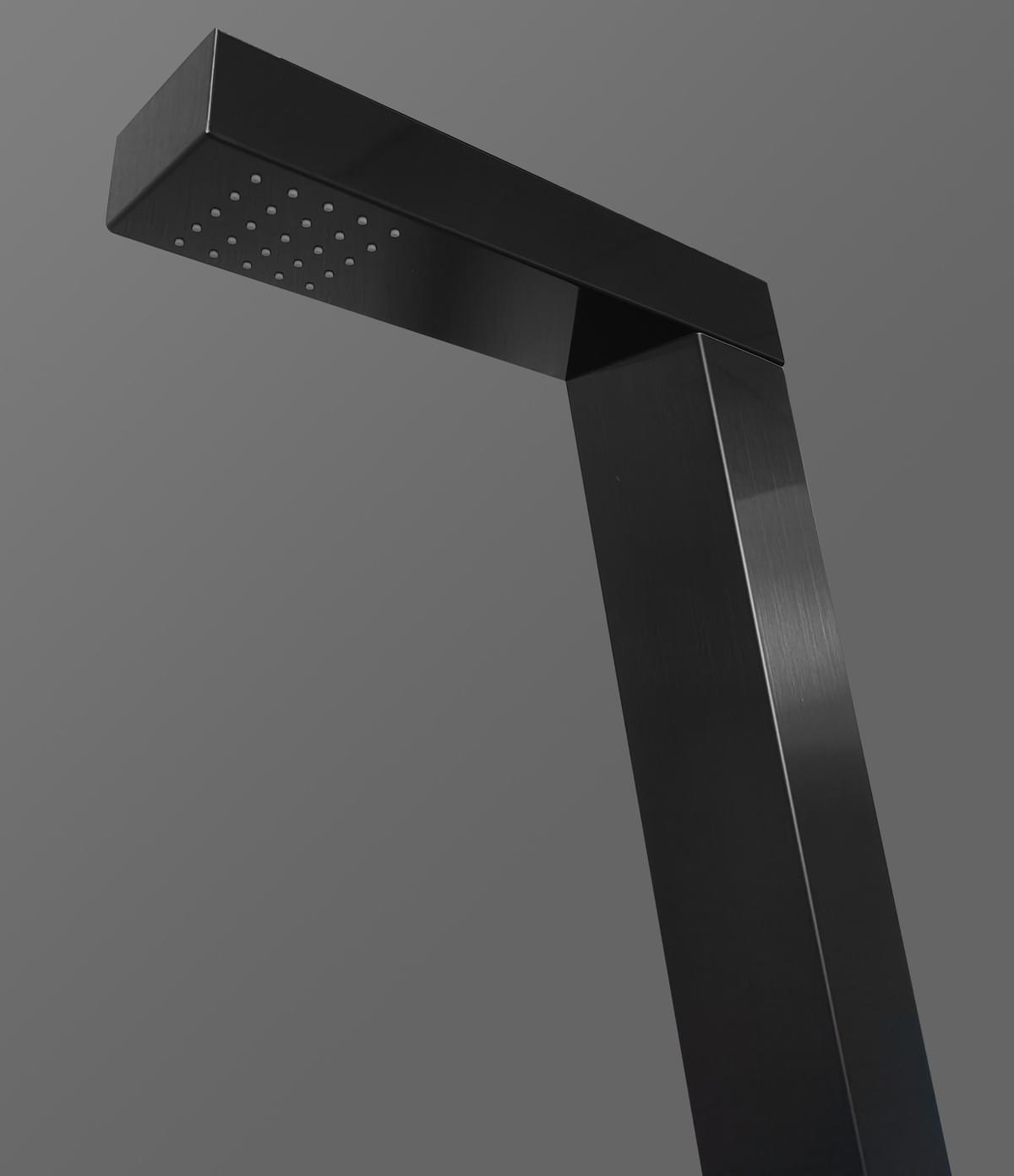 NOOSA BLACK -  NEW 316 MARINE GRADE Hot&Cold Outdoor Shower