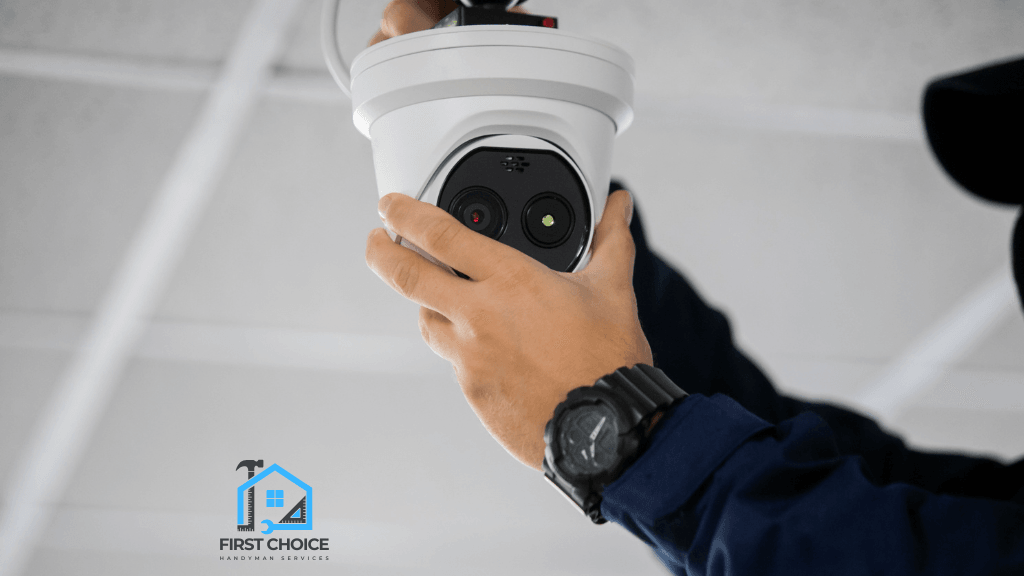 handyman home security camera installation