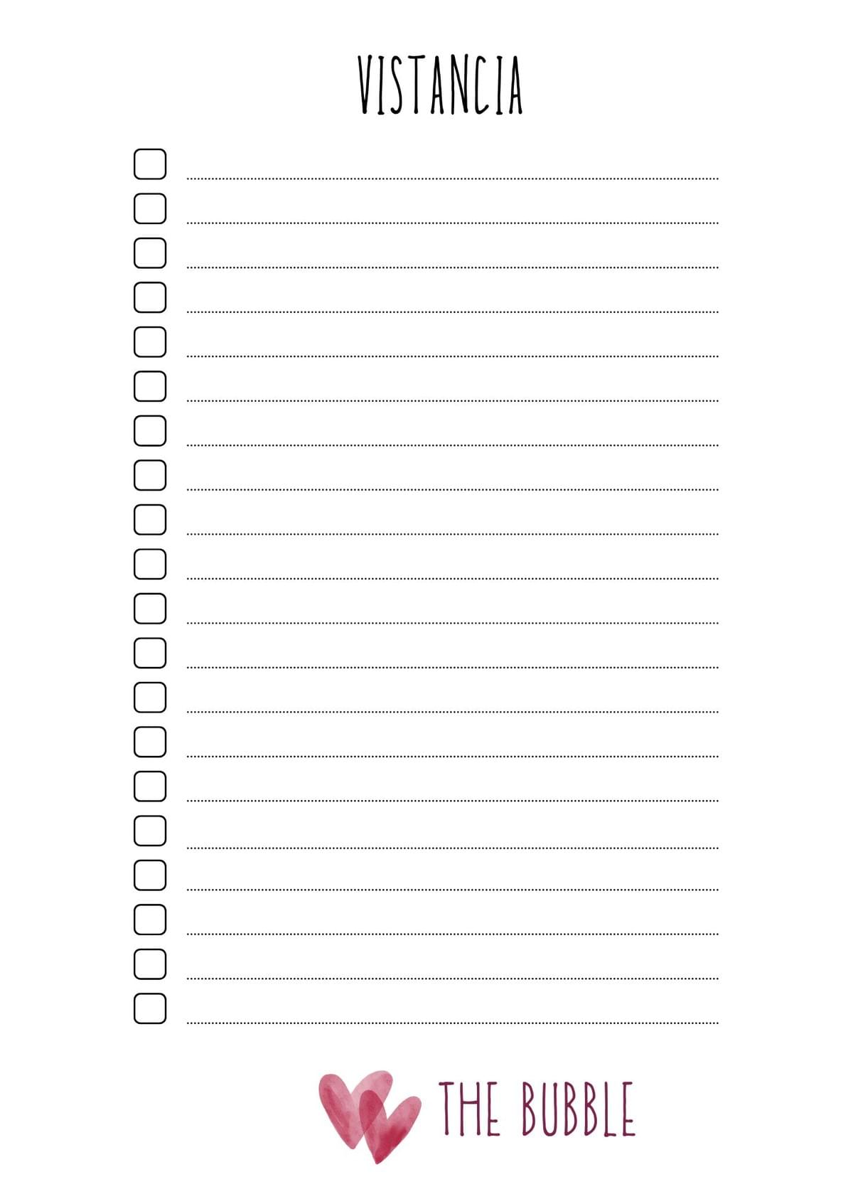 Vistancia Love the Bubble Memo Pad
