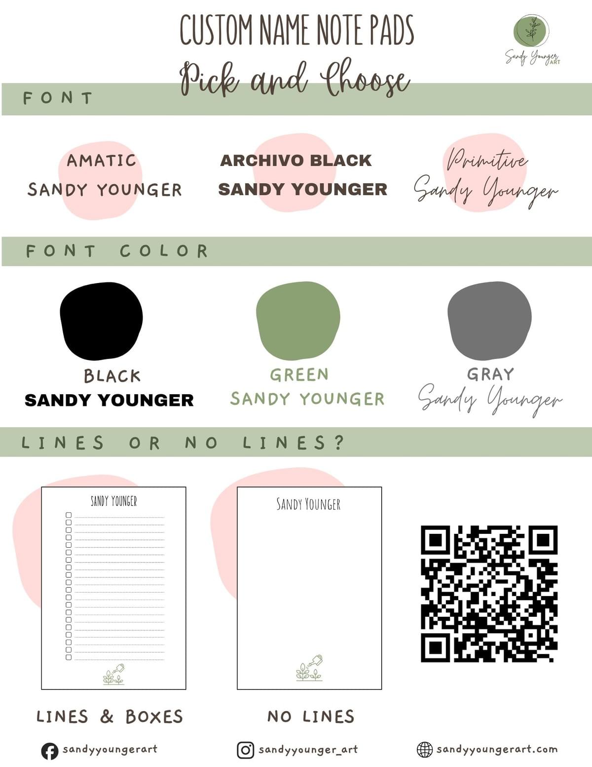 YOUR NAME HERE - Custom Note Pad