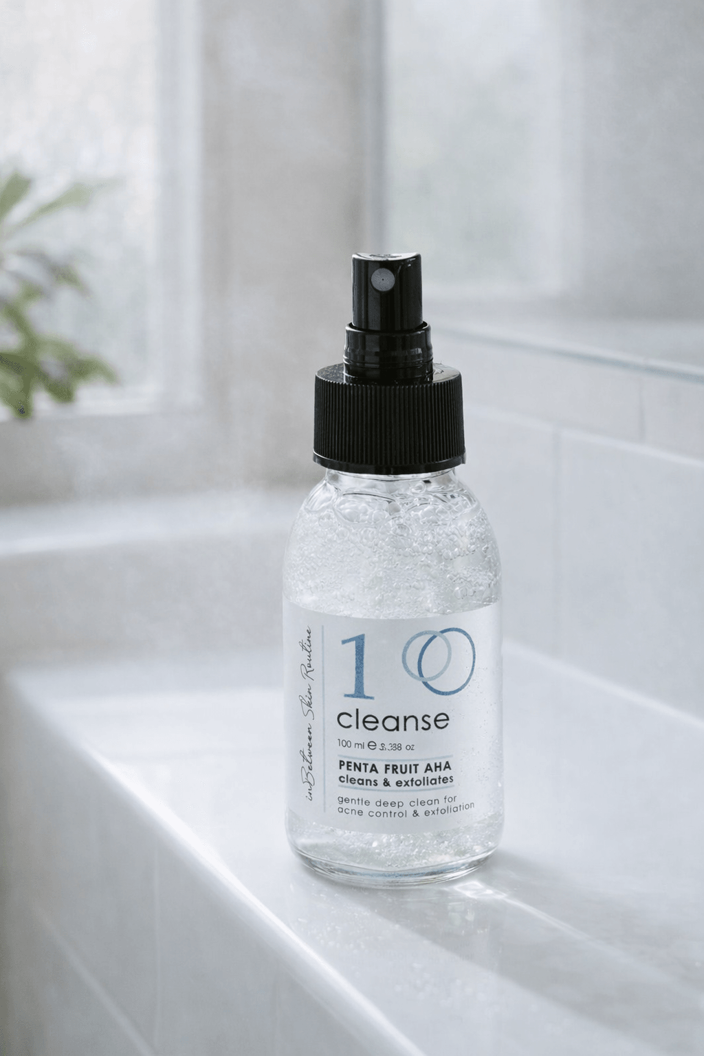 In-Between Products Step 1: Cleanse Gentle Botanical Cleanser. Specifically crafted for sensitive, acne-prone skin, this formula deep cleans while protecting your skin’s delicate barrier. 