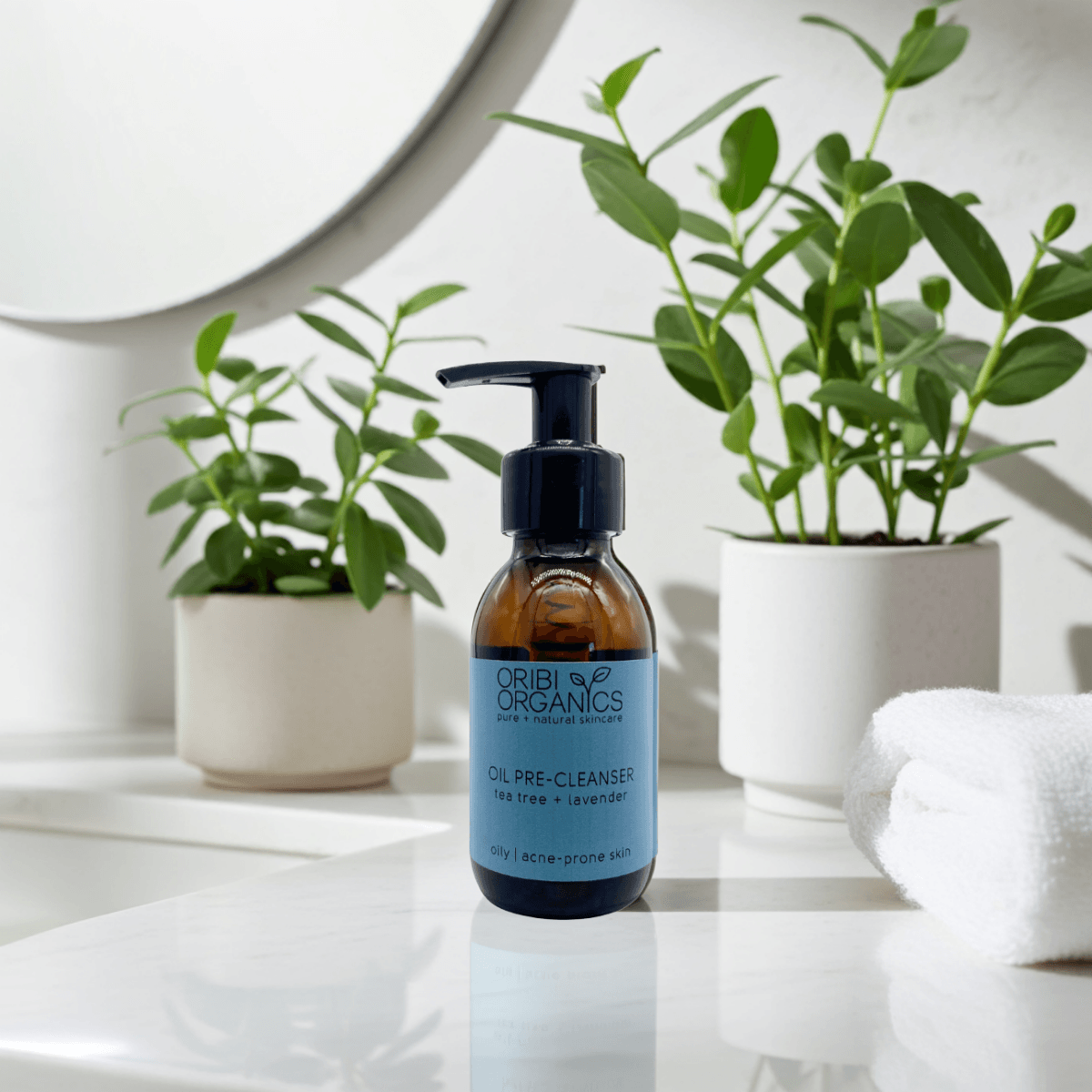Oribi Organics - Oil Pre-Cleanser with Spearmint, Lavender & Tea Tree for Oily | Acne-prone skin
