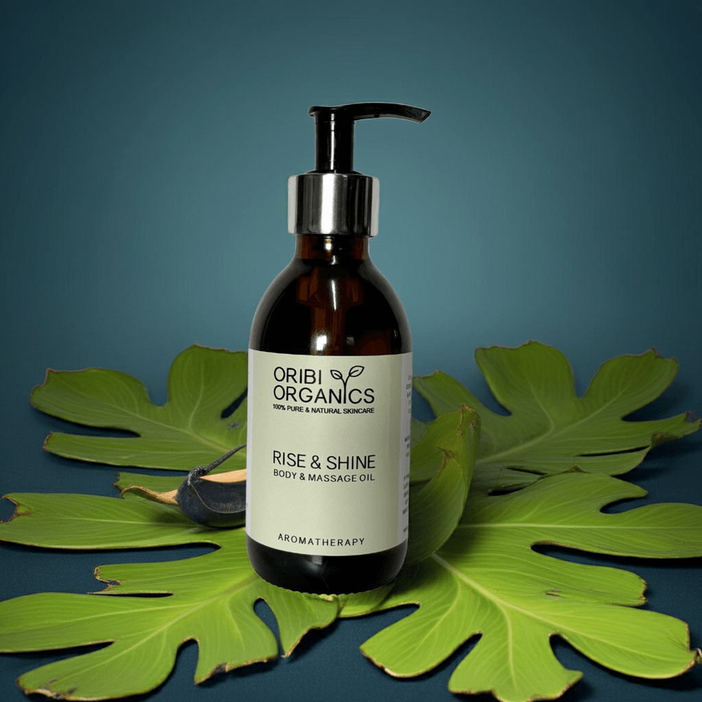Oribi Organics - Aromatherapy Massage Oil - RISE + SHINE