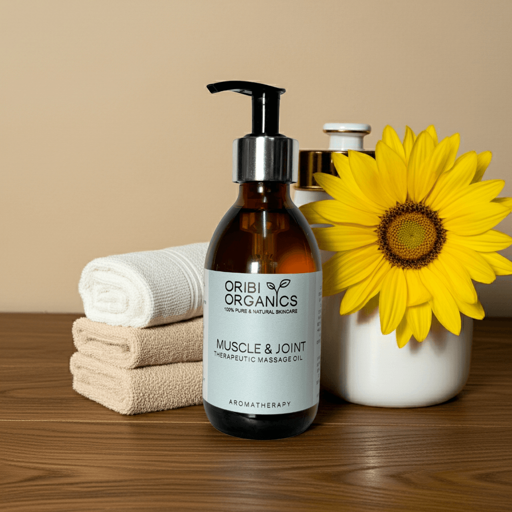 Oribi Organics - Aromatherapy Massage Oil - MUSCLE + JOINT