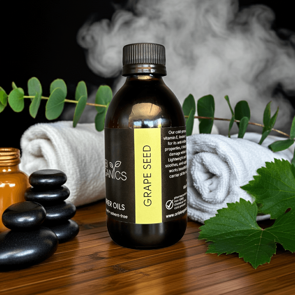 Oribi Organics - Grape Seed Oil - Pure, Organic, Cold-Pressed