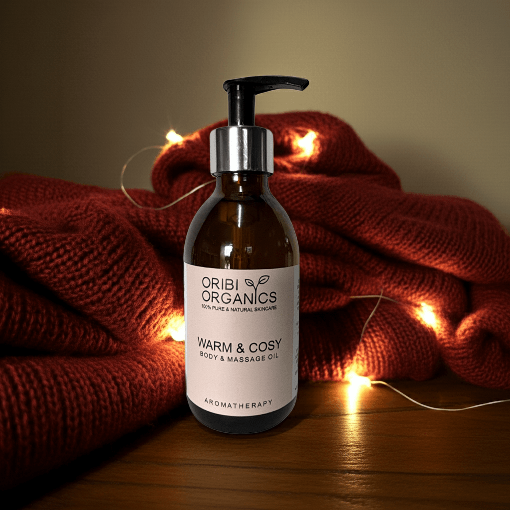 Oribi Organics - Aromatherapy Massage Oil - WARM + COSY