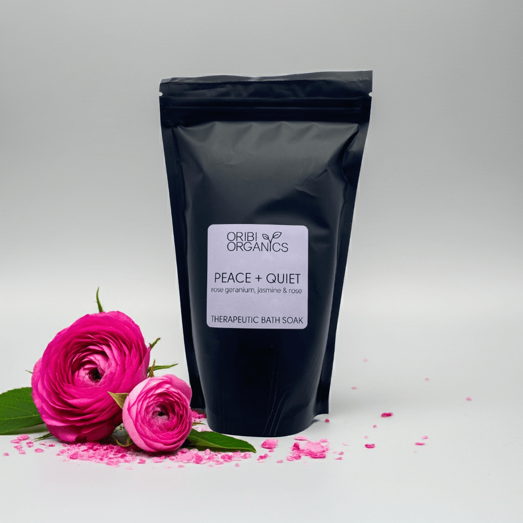 Oribi Organics Product: Therapeutic Bath Soaks - PEACE + QUIET