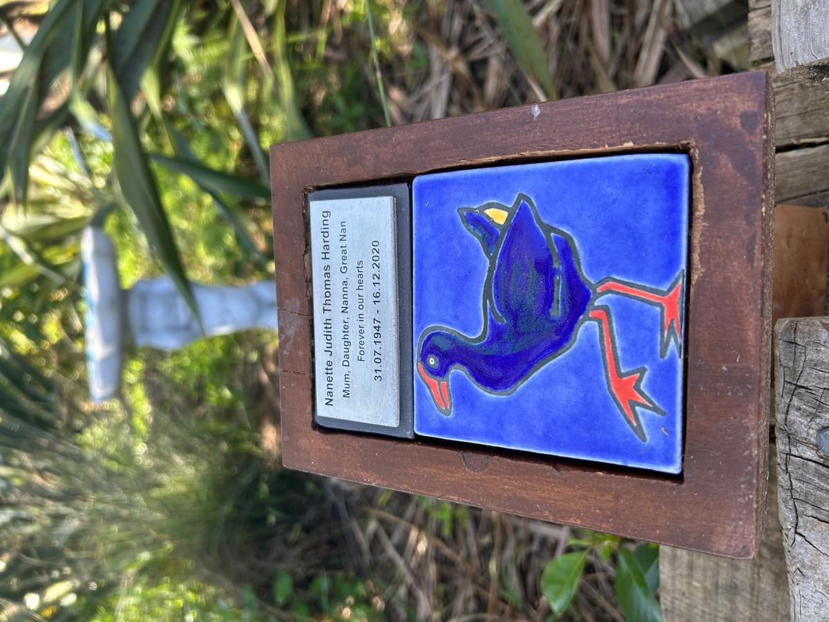 Morris and James Pukeko Memorial Tile 
