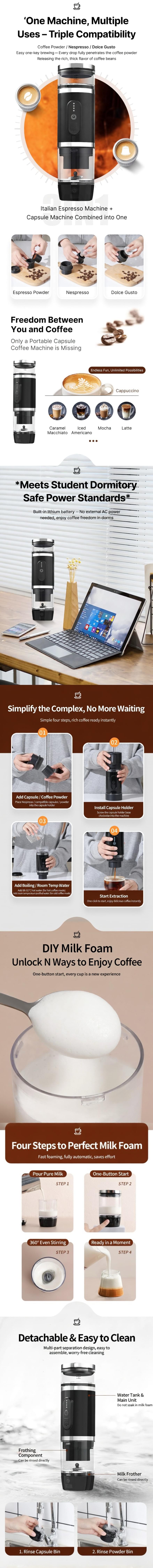 KPM-C03A Portable coffee machine