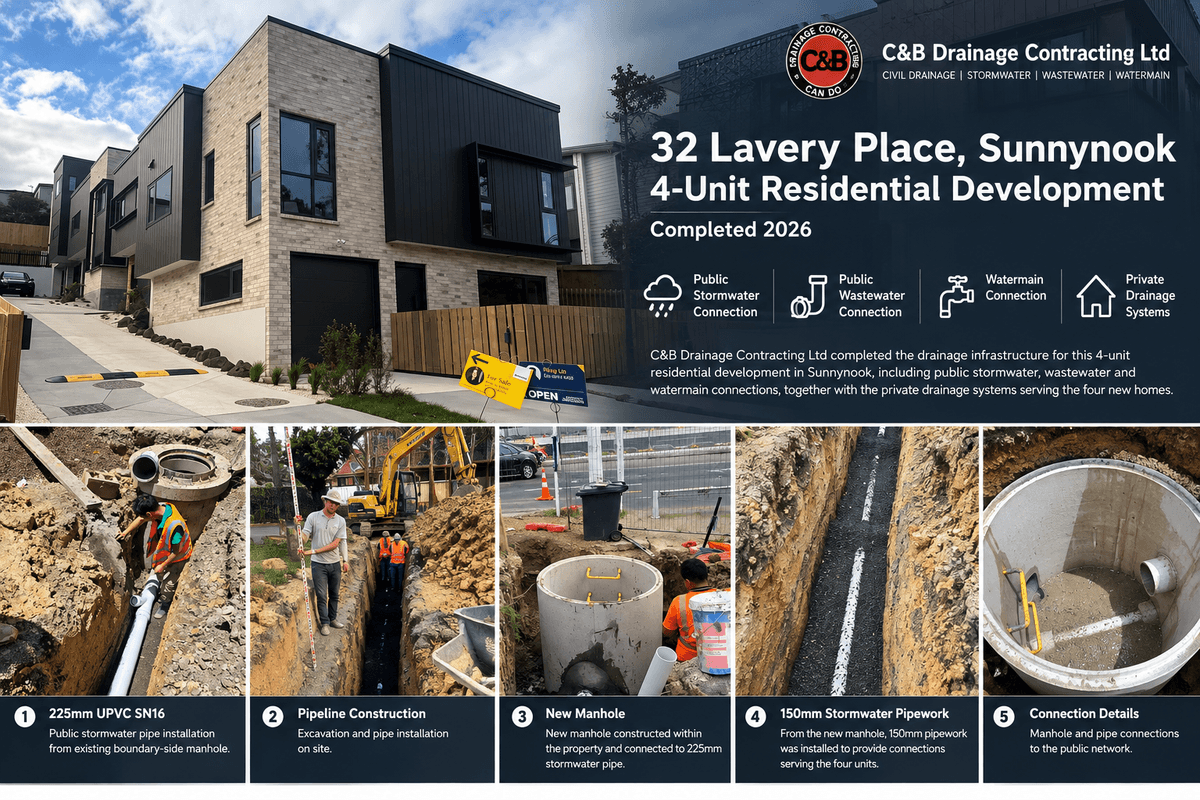 Get Your Free Quote Today! Your Trusted Drainage Experts We are Auckland Council and Watercare certified contractors, specialize in subdivision, residential and commercial projects in Auckland wide. Our fully licensed professional work team provide high-efficiency service and affordable price to help you reach the goal. - Send to us your EPA to get a free quote today! Get Your Free Quote Today! Your Trusted Drainage Experts We are Auckland Council and Watercare certified contractors, specialize in subdivision, residential and commercial projects in Auckland wide. Our fully licensed professional work team provide high-efficiency service and affordable price to help you reach the goal. - Send to us your EPA to get a free quote today!