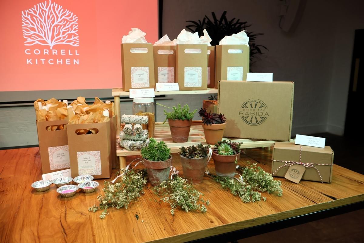 Boost employee morale and creativity with our tailored workshops that foster collaboration and innovation in the workplace. Corporate Engagements What We Offer Welcome to Correll Kitchen!At Correll Kitchen, we bring people together through creative, hands-on workshops that inspire collaboration, celebrate diversity, and nurture personal growth. We specialize in crafting immersive experiences that combine artistic expression, mindfulness, and team-building.Our Services Include:Seasonal Workshops: Whether it's Christmas wrapping, bauble decorating, or gingerbread cookie designing, we offer a variety of festive workshops that add a special touch to the holiday season.Skill-Building & Team-Building Activities: From crafting personalized keychains based on Clifton Strengths to botanical printing and Diwali diya painting, we create activities designed to foster collaboration, enhance creativity, and build stronger connections.Corporate Engagements: Our workshops are ideal for businesses looking to enhance employee morale, creativity, and teamwork. Choose from hosted sessions or DIY kits for self-guided team activities.Entrepreneurial Events: Through our 'Correll N