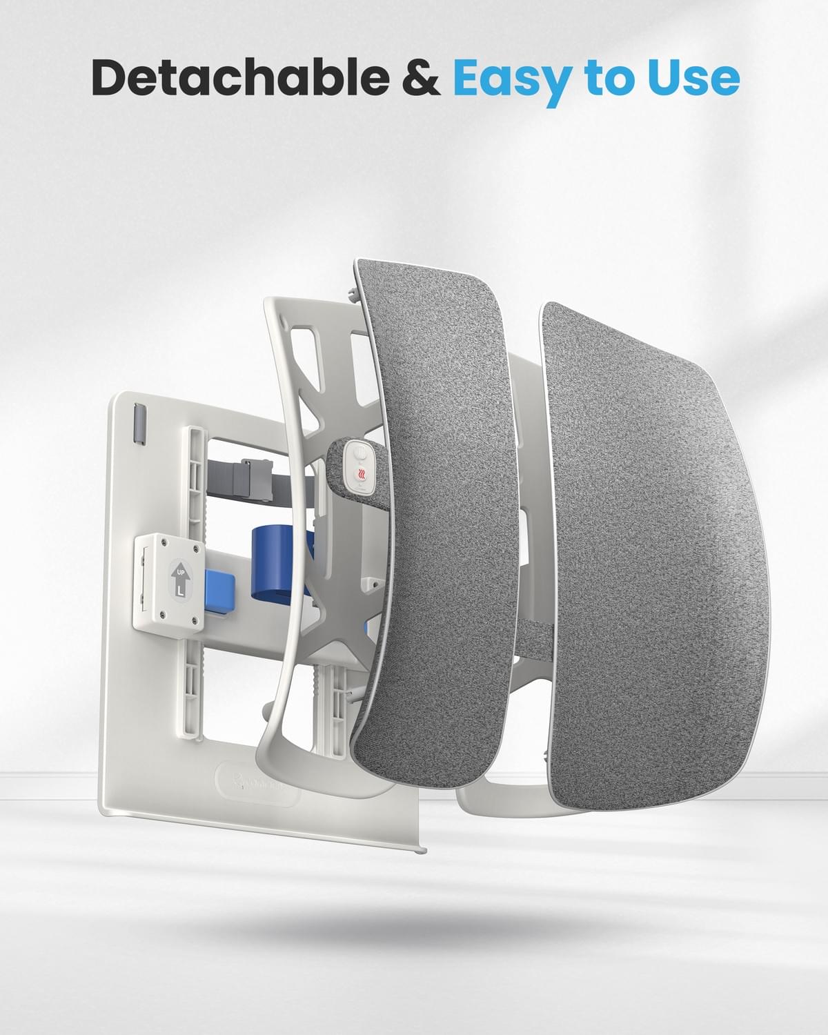Vibration Lumbar Support Massager with Heat 