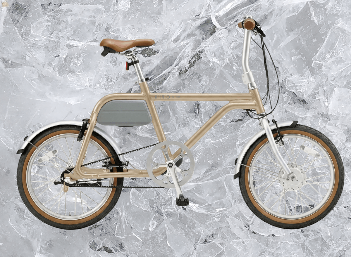 電動アシスト自転車COOZY　Champagne Gold