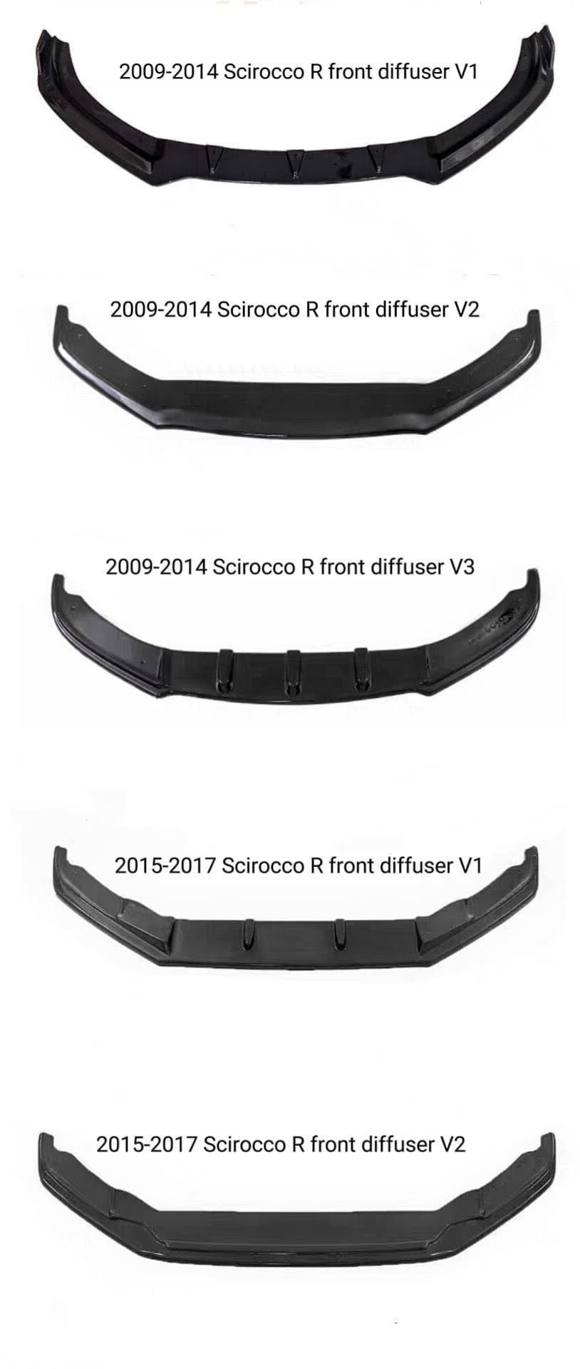 Scirocco Front Diffuser